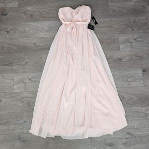 BNWT Lulus Strapless Maxi Dress